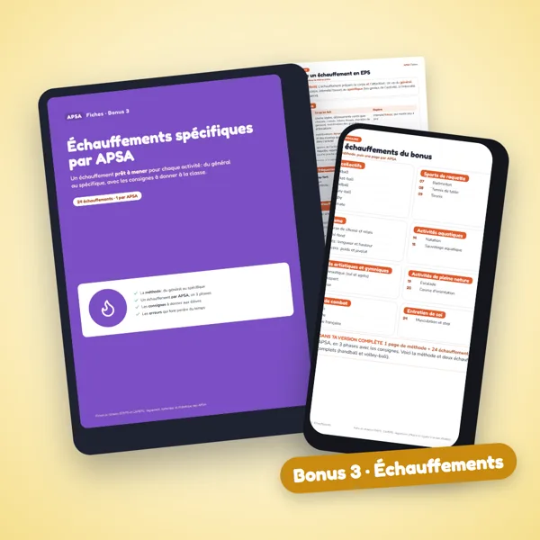 Bonus Échauffements spécifiques par APSA